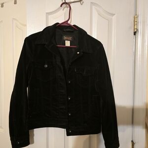 Womens LEVIS BLACK SOFT FITTED LIGHTWEIGHT JACKET
